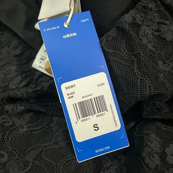 Adidas Originals Lace Black Maxi Skirt - Picture 4 of 8